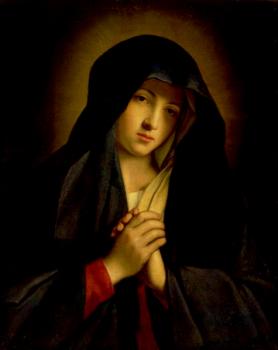 Giovanni Battista Salvi Da Sassoferrato : The Madonna in Sorrow